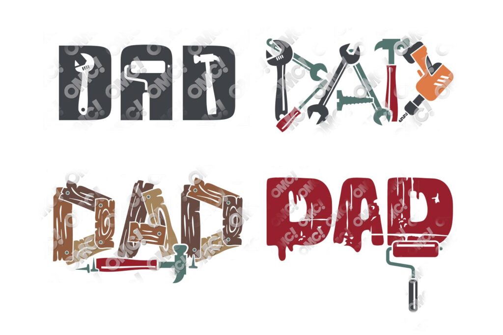 Dad Tool SVG Letter Toolbox in SVG/DXF/EPS/JPG/PNG • OhMyCuttables