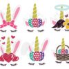 Unicorn Easter SVG