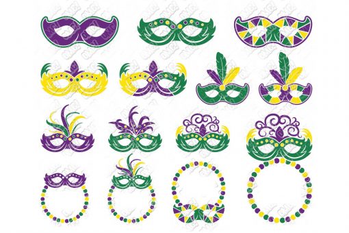 Mardi Gras Mask SVG