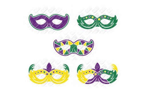 Mardi Gras Mask SVG