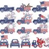 4th of July Truck SVG