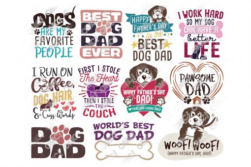Dog Dad SVG