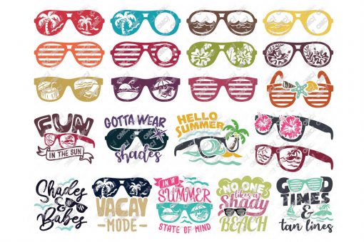 Beach Sunglasses SVG in SVG/DXF/EPS/JPG/PNG