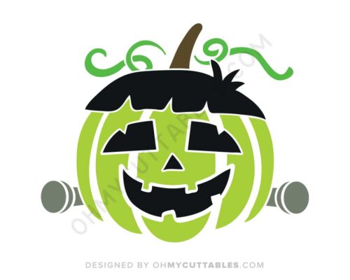 Pumpkin Monster SVG Free