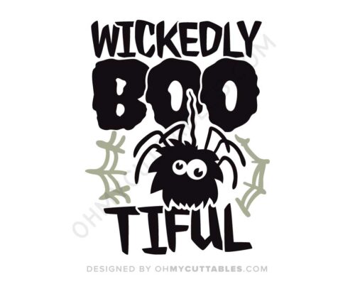 Wickedly Boo-tiful SVG Free