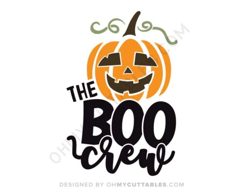The Boo Crew SVG Free