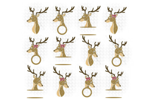 Reindeer SVG Files