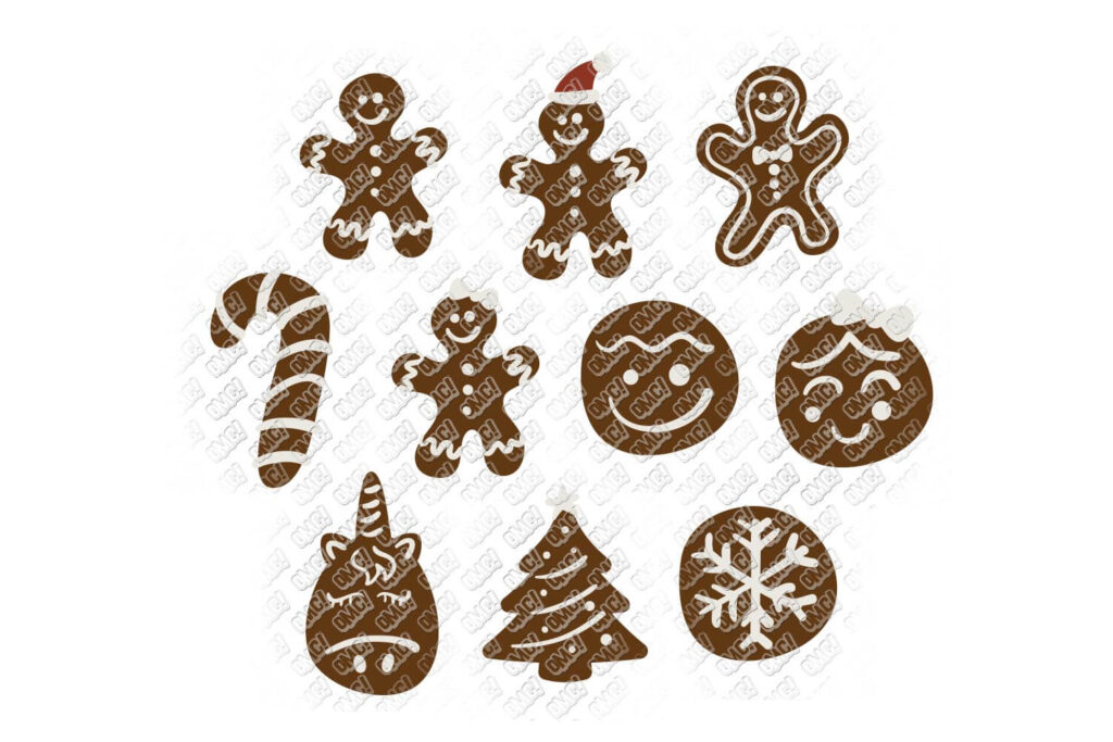 Christmas Cookies SVG in SVG/DXF/EPS/JPG/PNG • OhMyCuttables