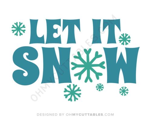 Let It Snow SVG Free