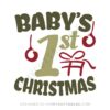 Babys 1st Christmas SVG Free