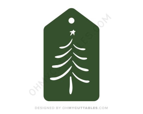 christmas tree tab svg free