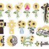sunflower faith svg