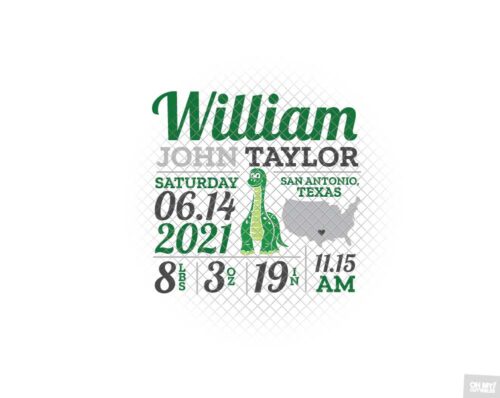 dinosaur birth stats svg