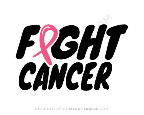 fight cancer svg free