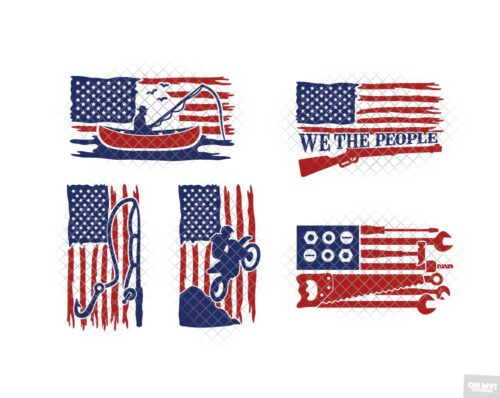 american flag svg bundle