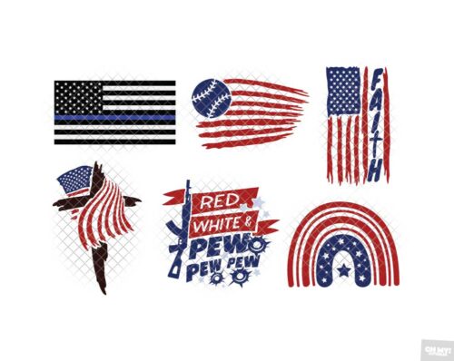 american flag svg bundle