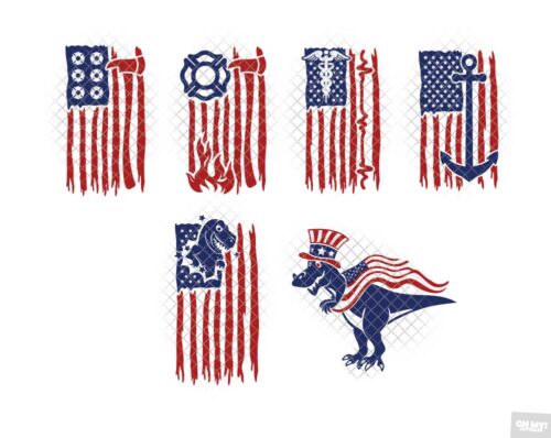 american flag svg bundle