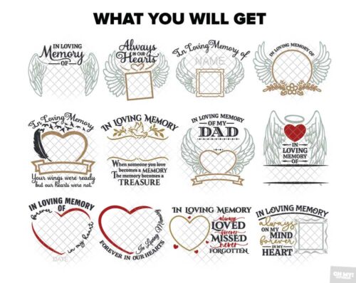 in loving memory svg
