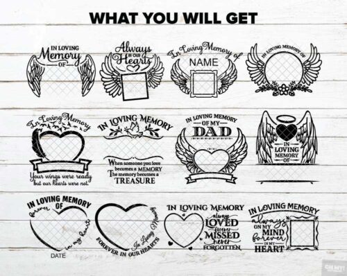 in loving memory svg